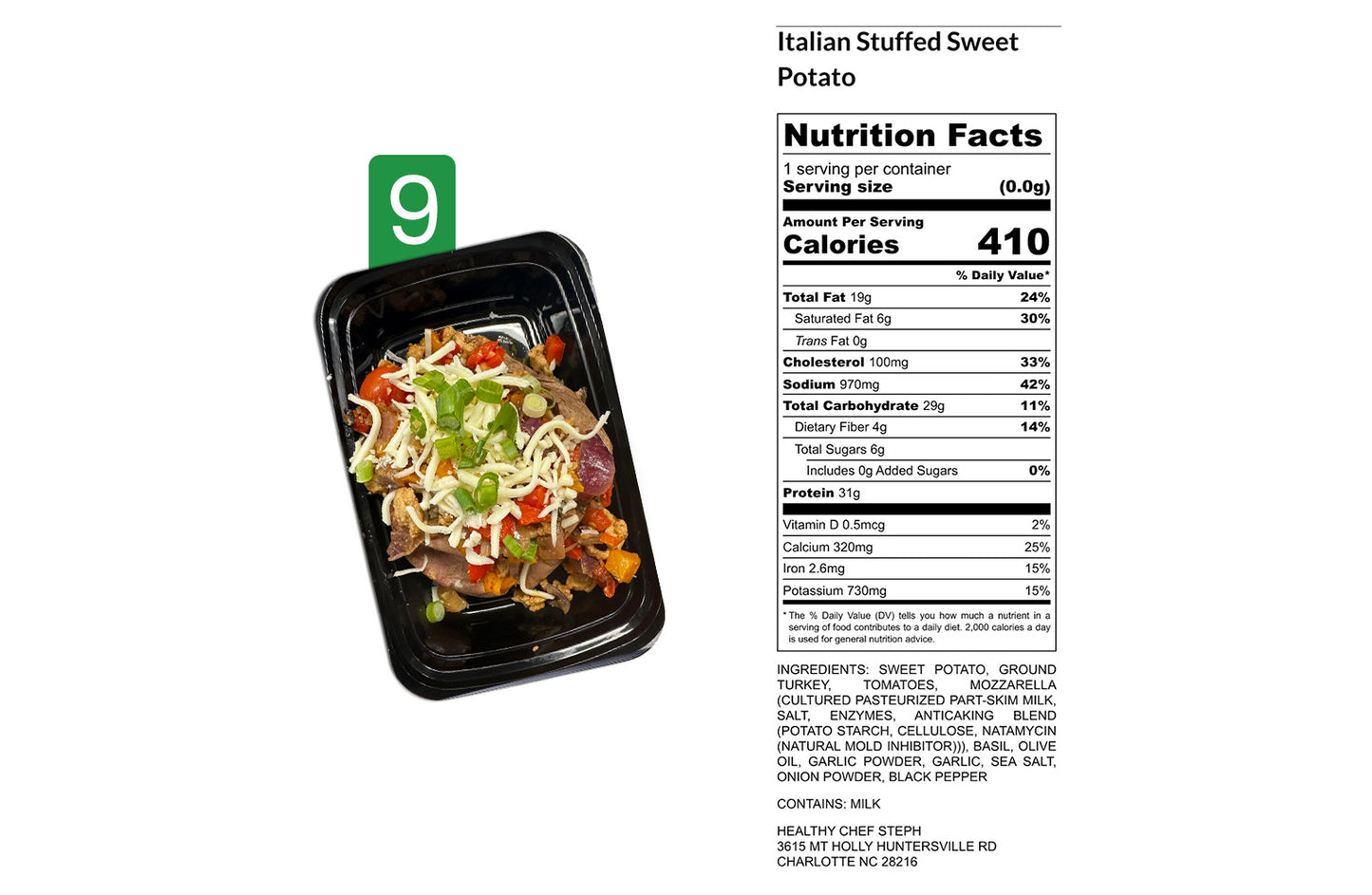 Healthy Meals & Meal Prep in Charlotte | Choose Your 5 Meals This Week