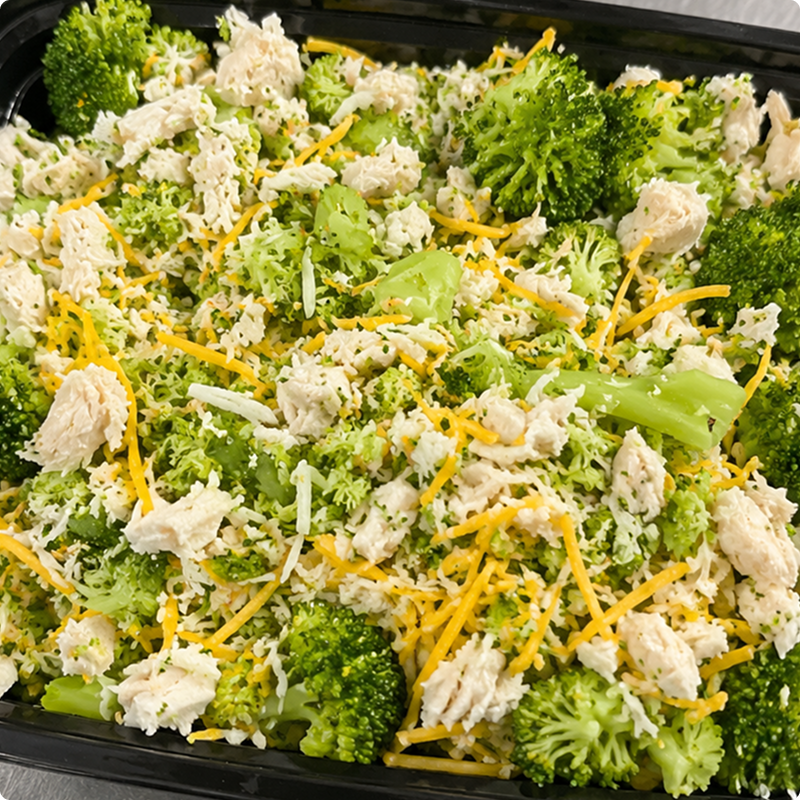 Broccoli & Cheese Stuffed Sweet Potato (4 Servings)