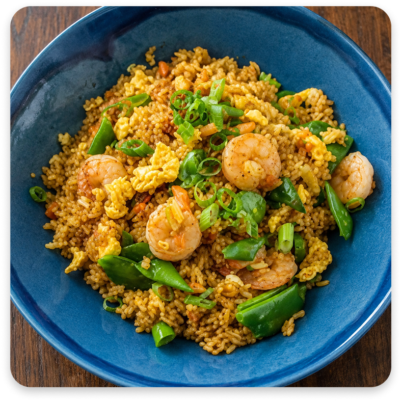 Garlic Shrimp Fried Rice