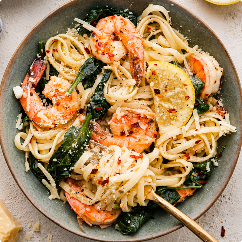 Lemon Parm Shrimp