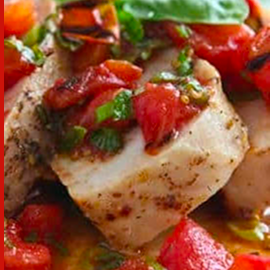 Roasted Tomato Basil Pork Tenderloin (4 Servings)