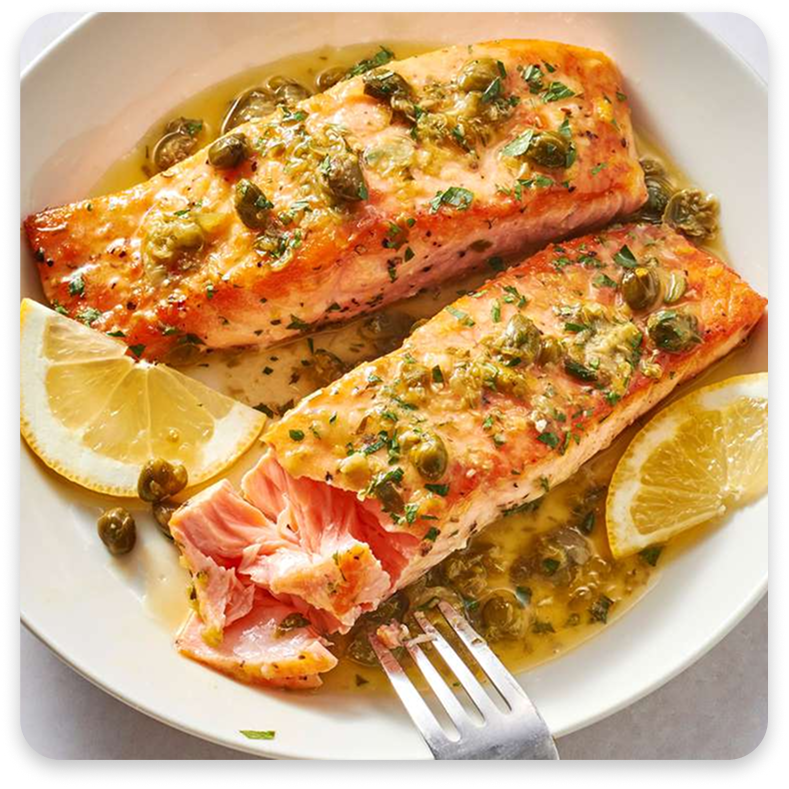 Salmon Piccata