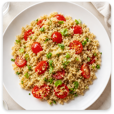 Low Carb Tomato Basil Turkey Quinoa
