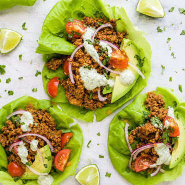 Turkey Taco Lettuce Wraps (4 Servings)