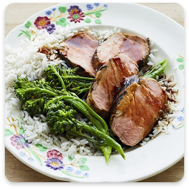 Tuscan Baked Pork Tenderloin
